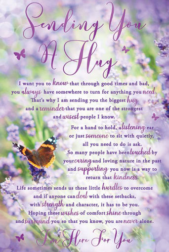 Picture of SENDING A HUG CARD